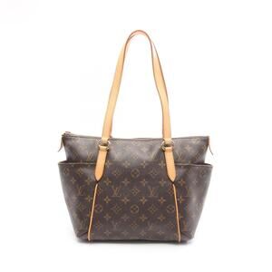Louis Vuitton Totally Tote Bag Canvas Leather Monogram Brown